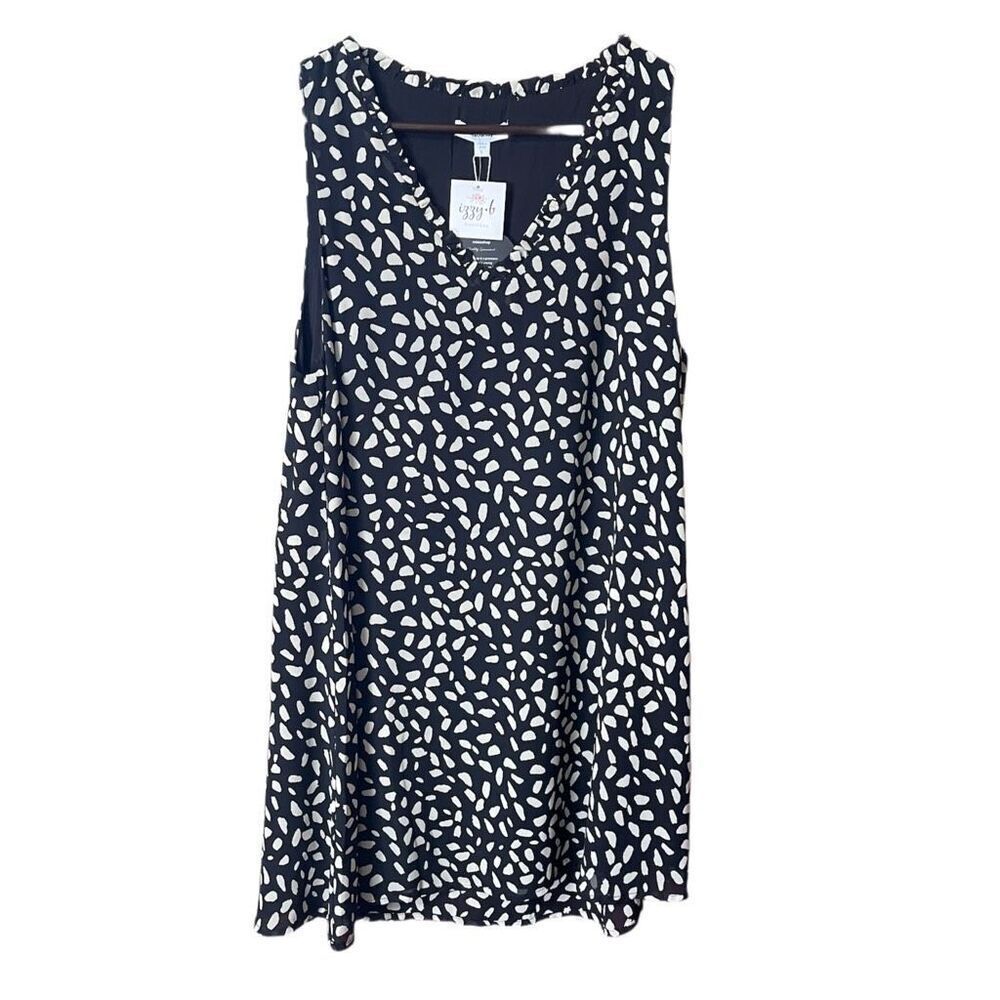 NWT Mittoshop size L flowy chiffon tank dress.